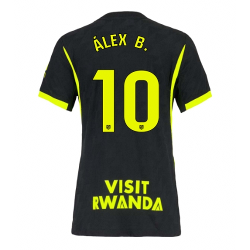 Billige Fotballdrakt Atletico Madrid Alex Baena #10 Replika Bortedrakt Dame 2026-27 Kortermet Billige Fotballdrakt Atletico Madrid Alex Baena #10 Replika Bortedrakt Dame 2026-27 Kortermet